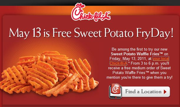 waffle fries chick fil a. Today from 3p-6p Chick-fil-A