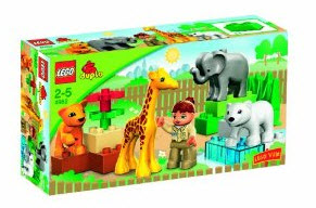 Duplo Legoville Baby   on Amazon  Duplo Lego Ville Baby Zoo V70     Only  8 84